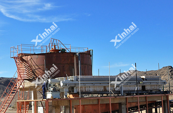 Tailing dry system of Sudan Gold Processing Plant
